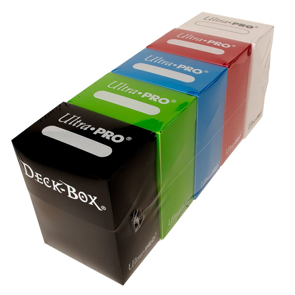 Ultra PRO deck box close-up lid for secure card storage.