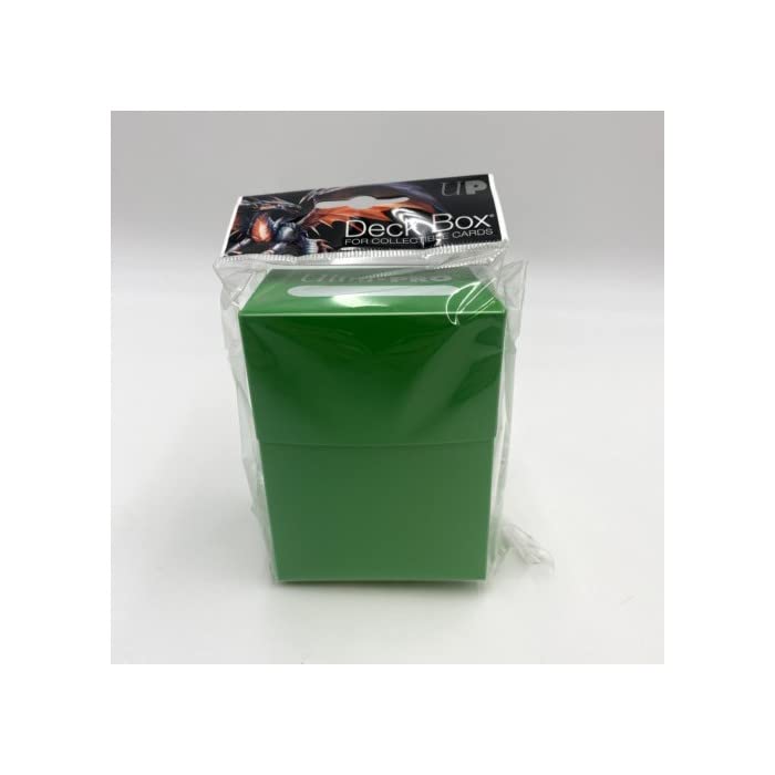 Ultra PRO deck box lime green flip-top lid for quick access