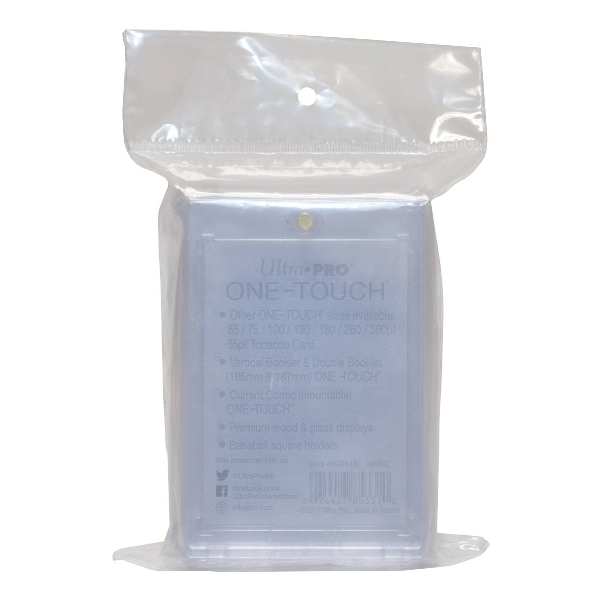 Ultra PRO display-friendly protector helps organizers sort their cards at a glance.