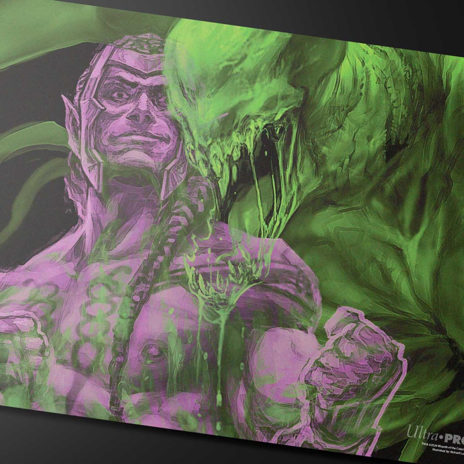 Ultra Pro Duskmourn Holofoil playmat with exclusive artwork and non-slip base.