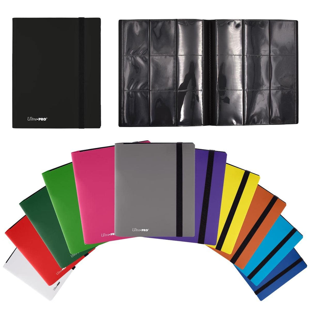 Ultra Pro Eclipse binder shows side-loading pockets for secure retention.