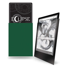 Ultra Pro Eclipse Forest Green sleeve, opaque back for privacy during play