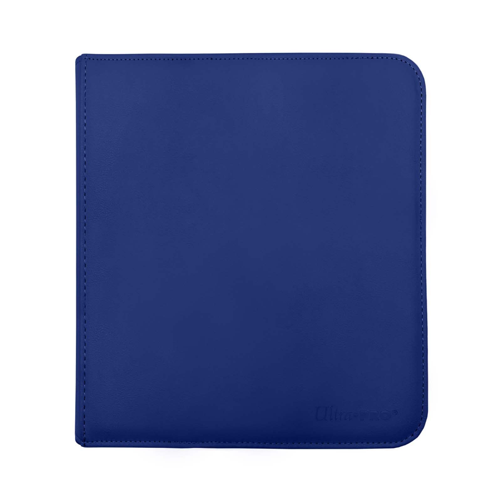 Ultra PRO E-15740 blue cover with zippered closure keeps cards secure during transport.