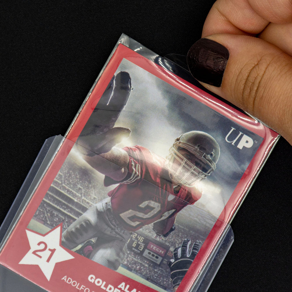 Ultra PRO 100-count pack keeps game and sports cards organized and protected.