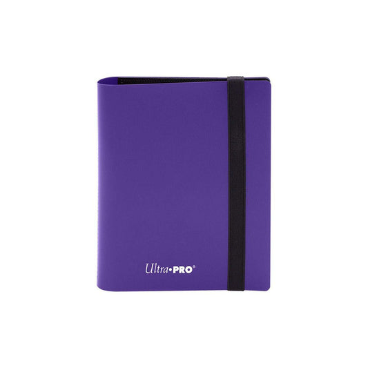 Ultra Pro Eclipse 2-Pocket Binder Royal Purple cover protects cards.