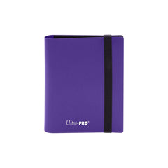 Ultra Pro Eclipse 2-Pocket Binder Royal Purple cover protects cards.