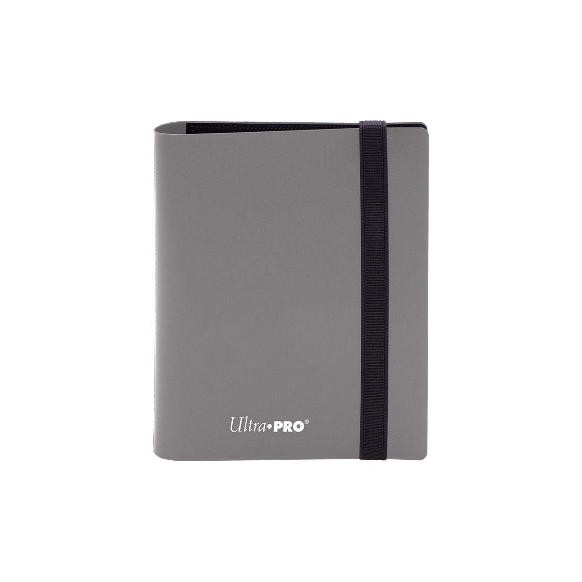 Ultra Pro Eclipse 2 Pocket Binder Smokey Grey front cover showing compact card organization.