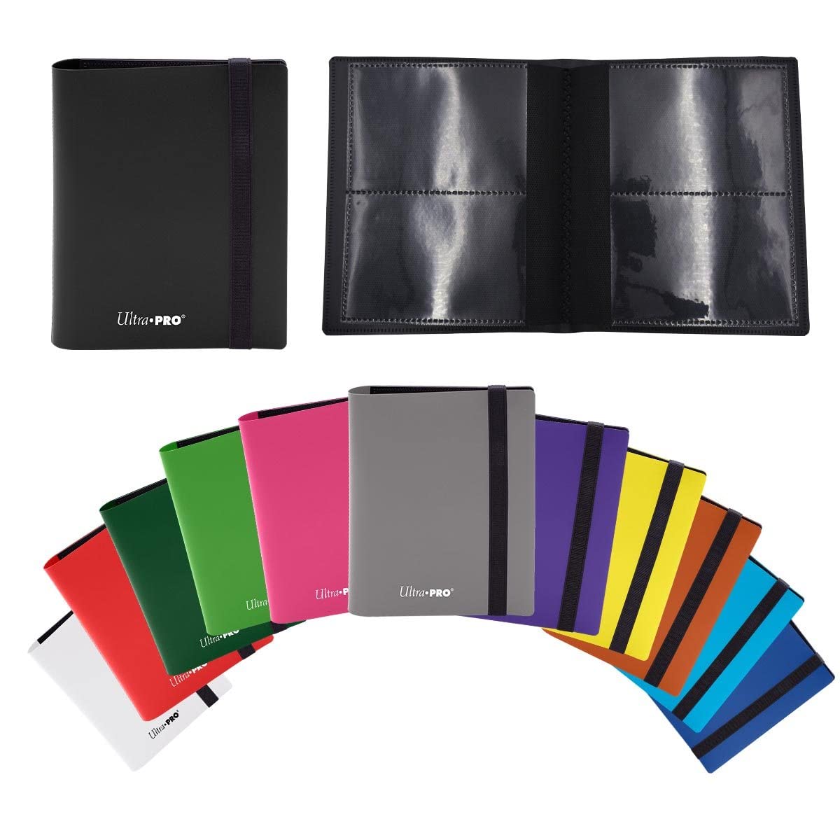 Ultra Pro Eclipse 2-Pocket Binder lemon yellow, closed to protect up to 80 cards