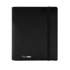 Ultra Pro Eclipse 4-pocket binder front view showing secure card organization and archival materials.