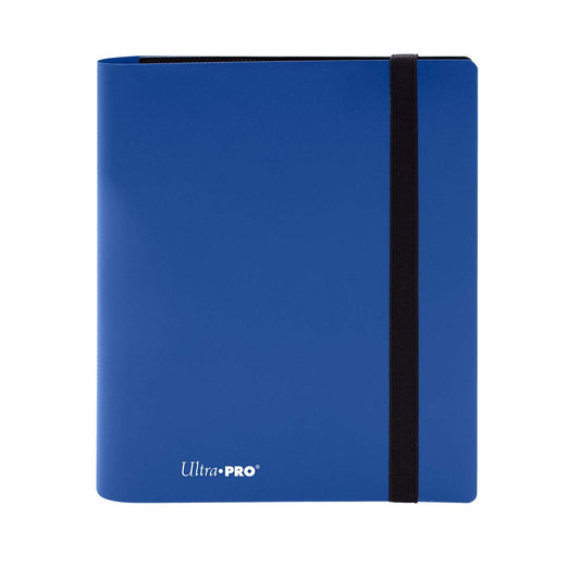 Ultra Pro Eclipse binder front cover in Pacific Blue for archival card storage.