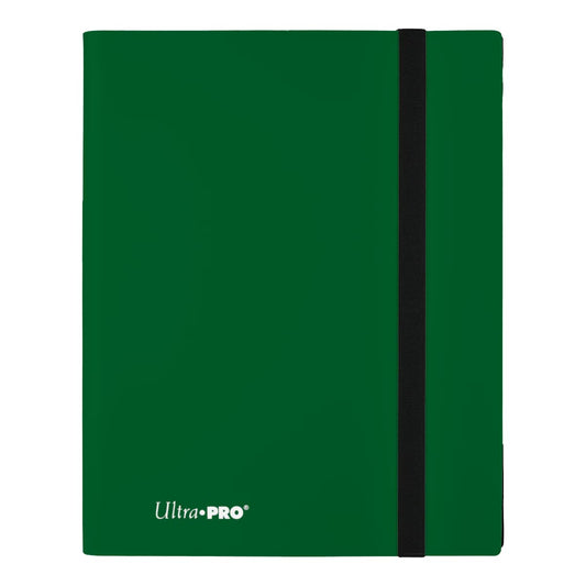 Ultra Pro Eclipse 9-Pocket PRO-Binder Forest Green front cover for organized cards.