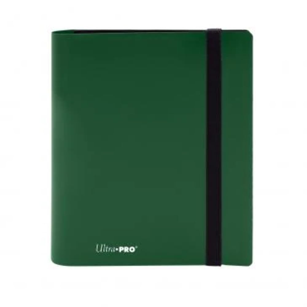 Ultra Pro Eclipse binder opened showing four pockets and sleeves.