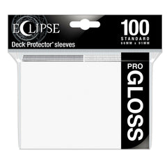 Ultra Pro Eclipse Gloss sleeves front view highlighting crystal-clear shine for display-ready cards.