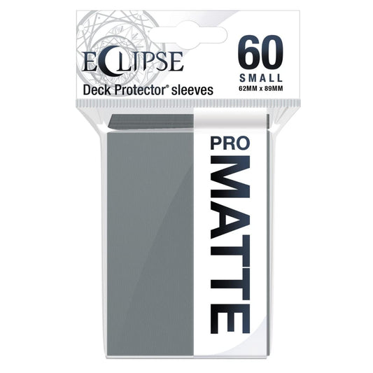 Ultra Pro Eclipse matte small sleeves in smoke grey pack front protect cards