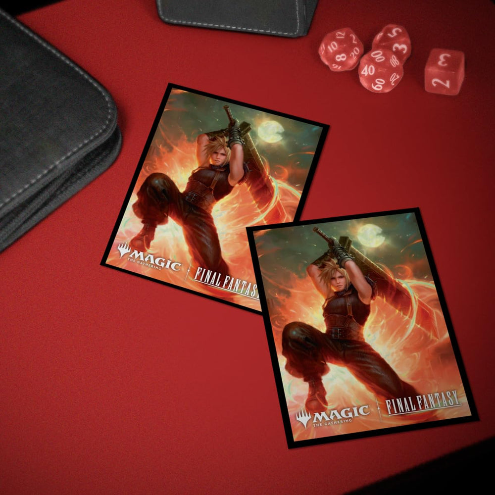 Ultra Pro FFXV Universes Beyond Commander sleeves preserve integrity during MTG battles.