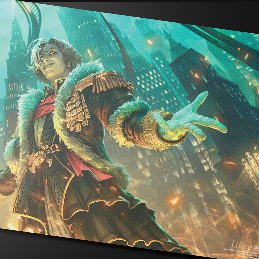 Ultra PRO 24x13.5-inch playmat lies flat for stable tabletop setup