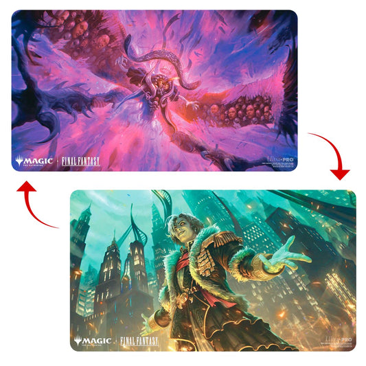 Ultra PRO Final Fantasy playmat front artwork featuring Emet-Selch for MTG