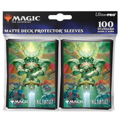Ultra PRO Final Fantasy x Universes Beyond sleeves featuring Summon Knights of The Round, ideal for tournament-ready decks.