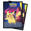 Ultra Pro Gallery Series Shimmering Skyline 65ct deck protector sleeves protect Pokemon cards during storage and play.