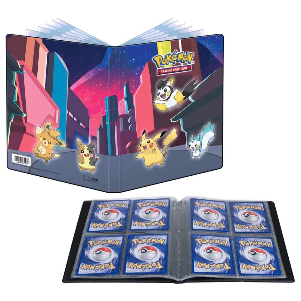 Ultra Pro Gallery Series Shimmering Skyline inside layout image shows nine-pocket pages for easy card viewing.