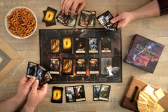 Ultra Pro game box contents layout showing cards and board.