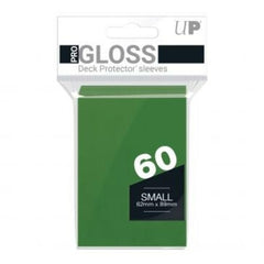 Ultra Pro Green Small Deck Sleeves 60pk protect cards with non-glare matte finish for smoother shuffles.