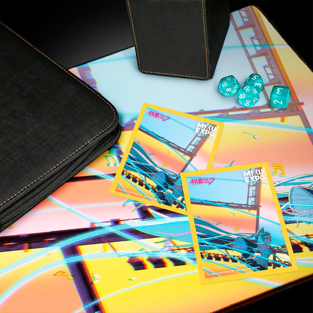Ultra Pro Hatsune Miku 100ct pack of deck protectors ready for full deck protection in games.