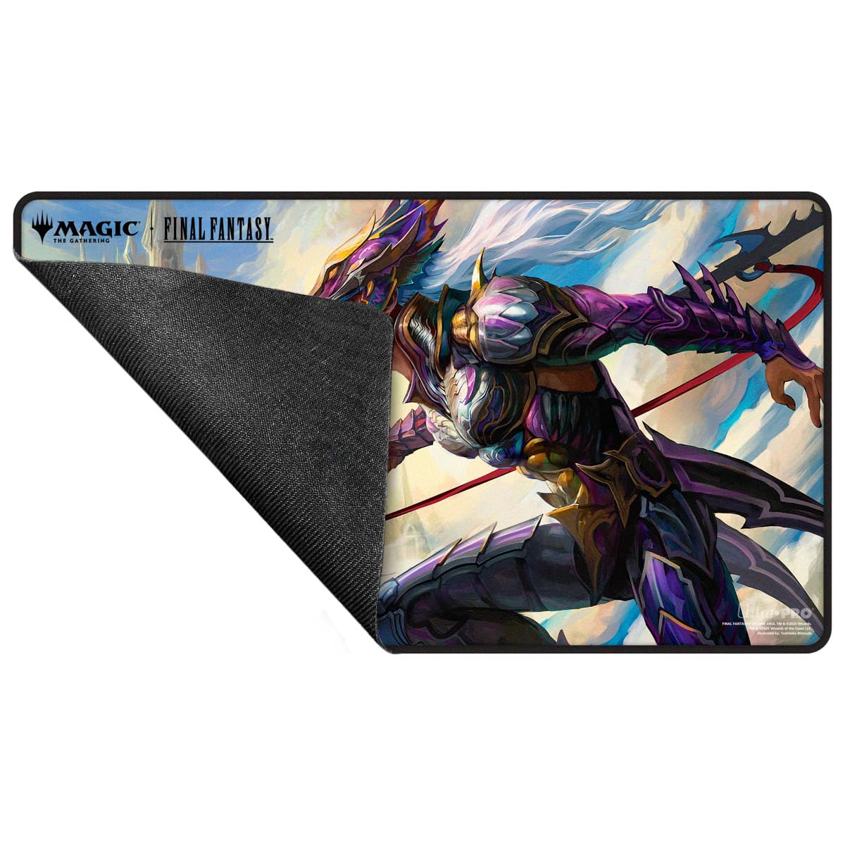 Ultra Pro Kain Highwind playmat with stitched edges for premium feel.