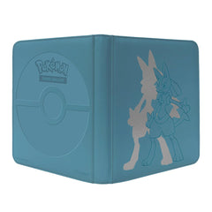 Ultra Pro Lucario 12-pocket binder cover with padded leatherette provides durable card storage.