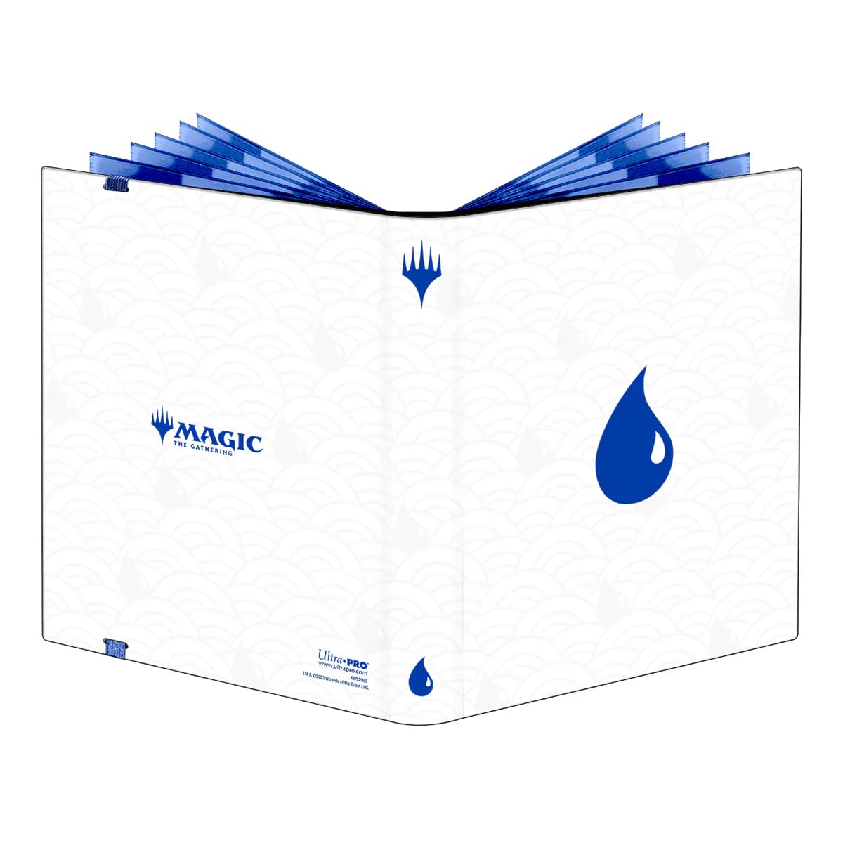 Ultra PRO Mana 8 binder front view with blue Island accent for MTG collectors