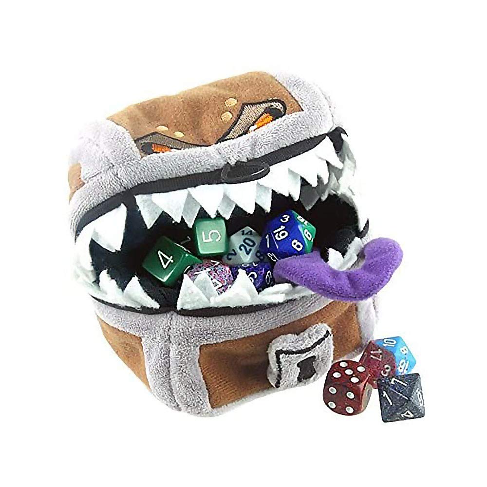 Ultra Pro Mimic Gamer Pouch with plush dice compartment for organized tabletop gear on the go.