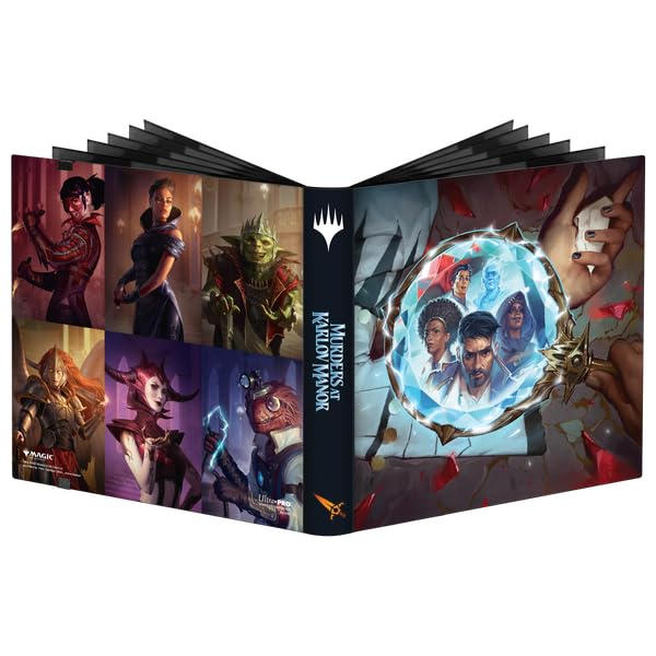 Ultra PRO MTG 12-pocket binder with side-loading pockets enables quick card access.
