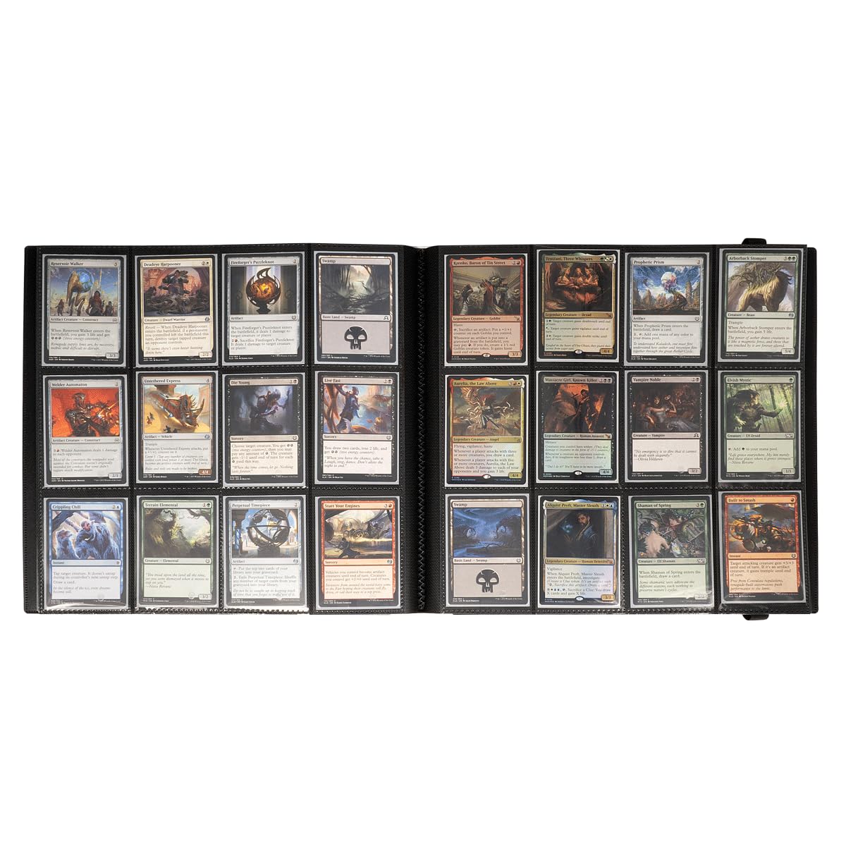 Ultra PRO Murders at Karlov Manor binder uses a secure elastic strap to keep cards safe.