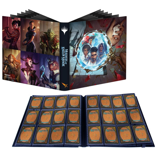 Ultra PRO MTG Murders at Karlov Manor binder cover art enhances display and collection value.