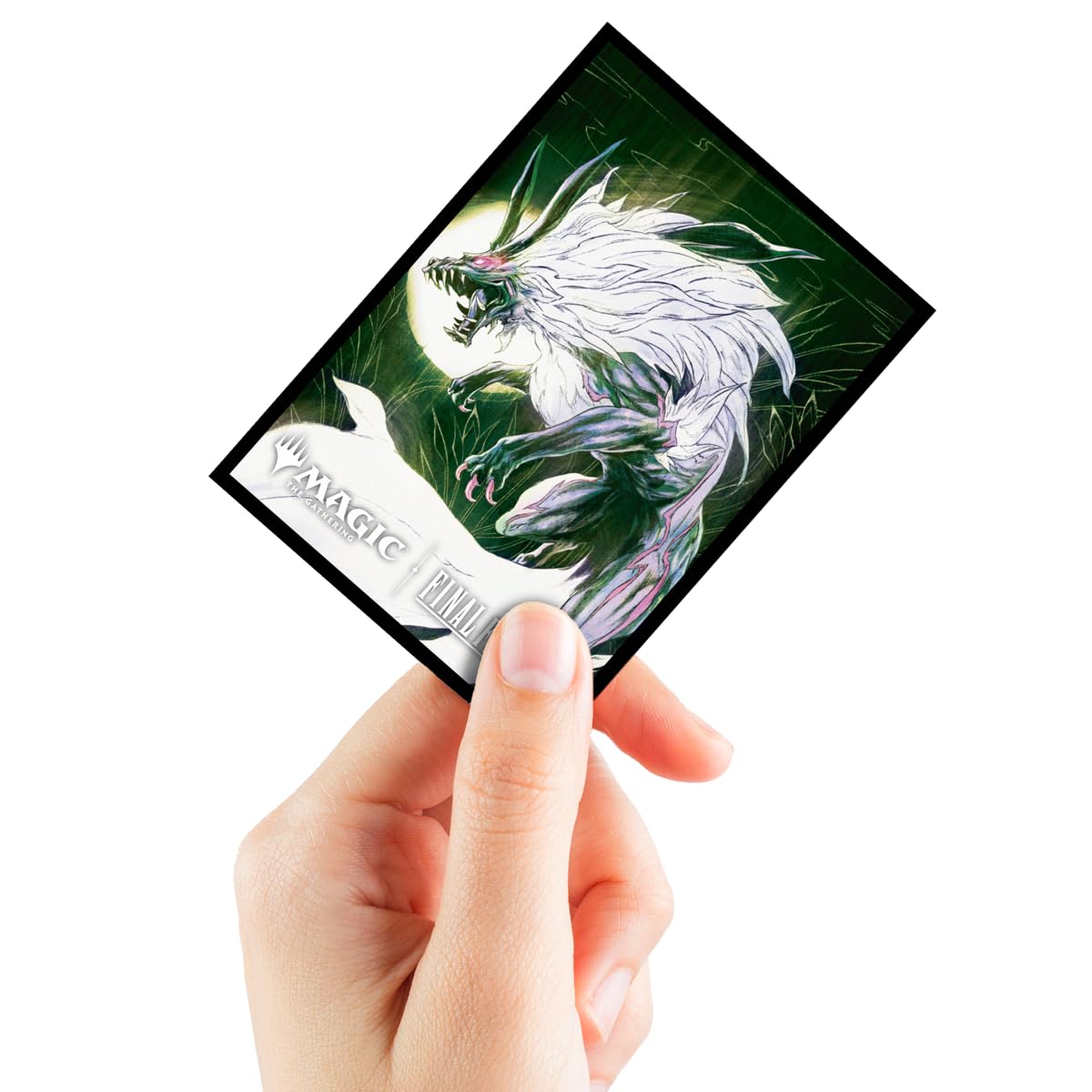 Ultra PRO 100-count MTG sleeves protecting standard size cards during events