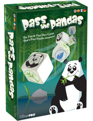 Ultra Pro Pass The Pandas: pandas roll to pass dice, enhancing family strategy.