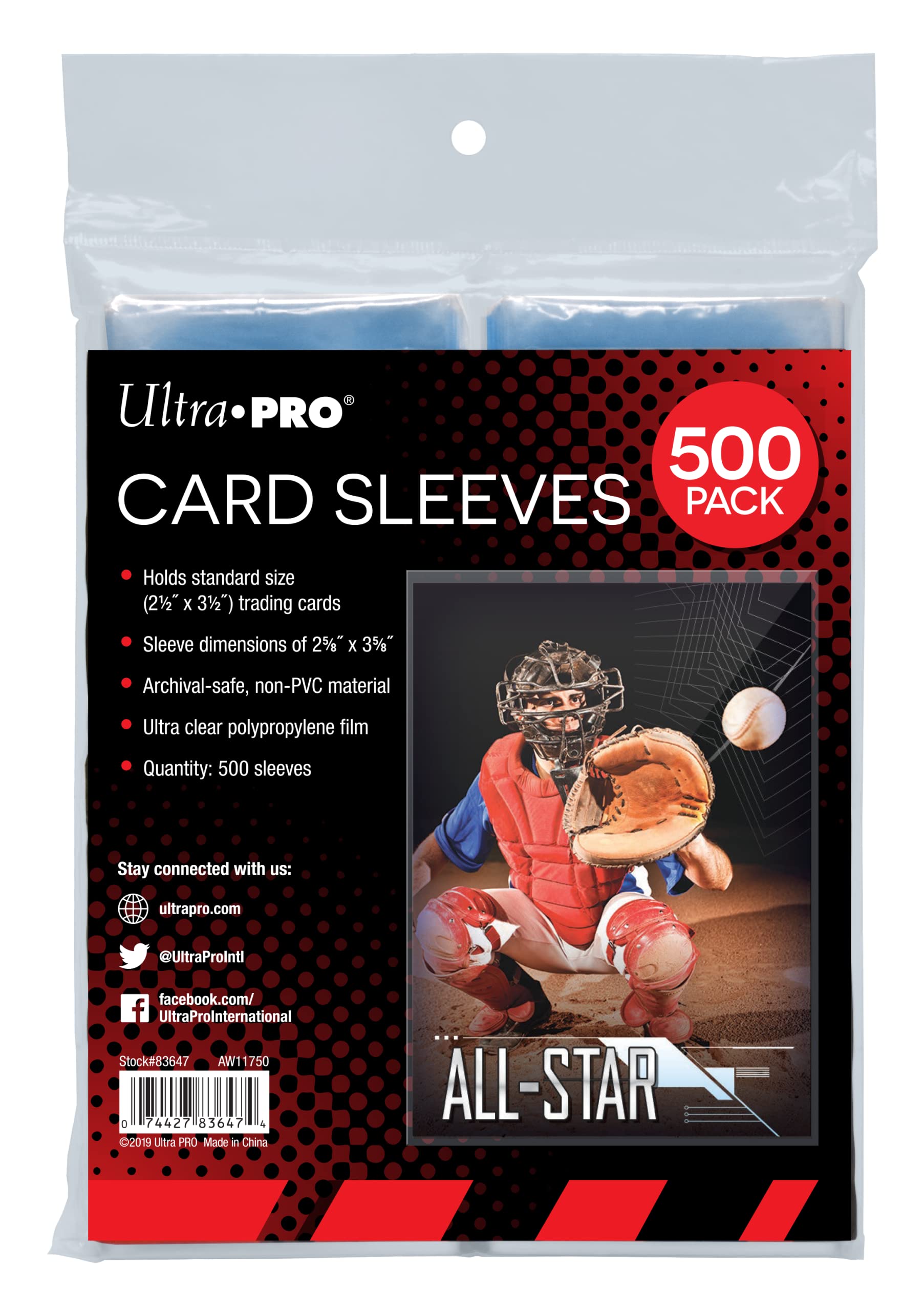 Ultra Pro Penny Sleeves clear card sleeves for 2.5x3.5 cards provide crystal clarity.