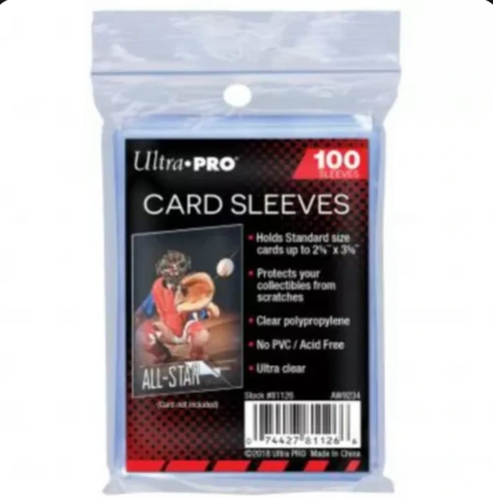 Ultra Pro penny sleeves top-loaded compatible for safe card display