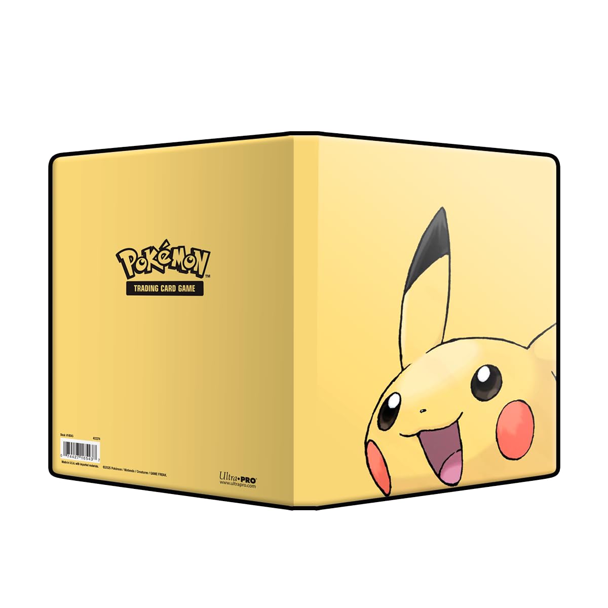 Open layout of Pikachu portfolio shows 10 high-clarity pages for easy viewing.