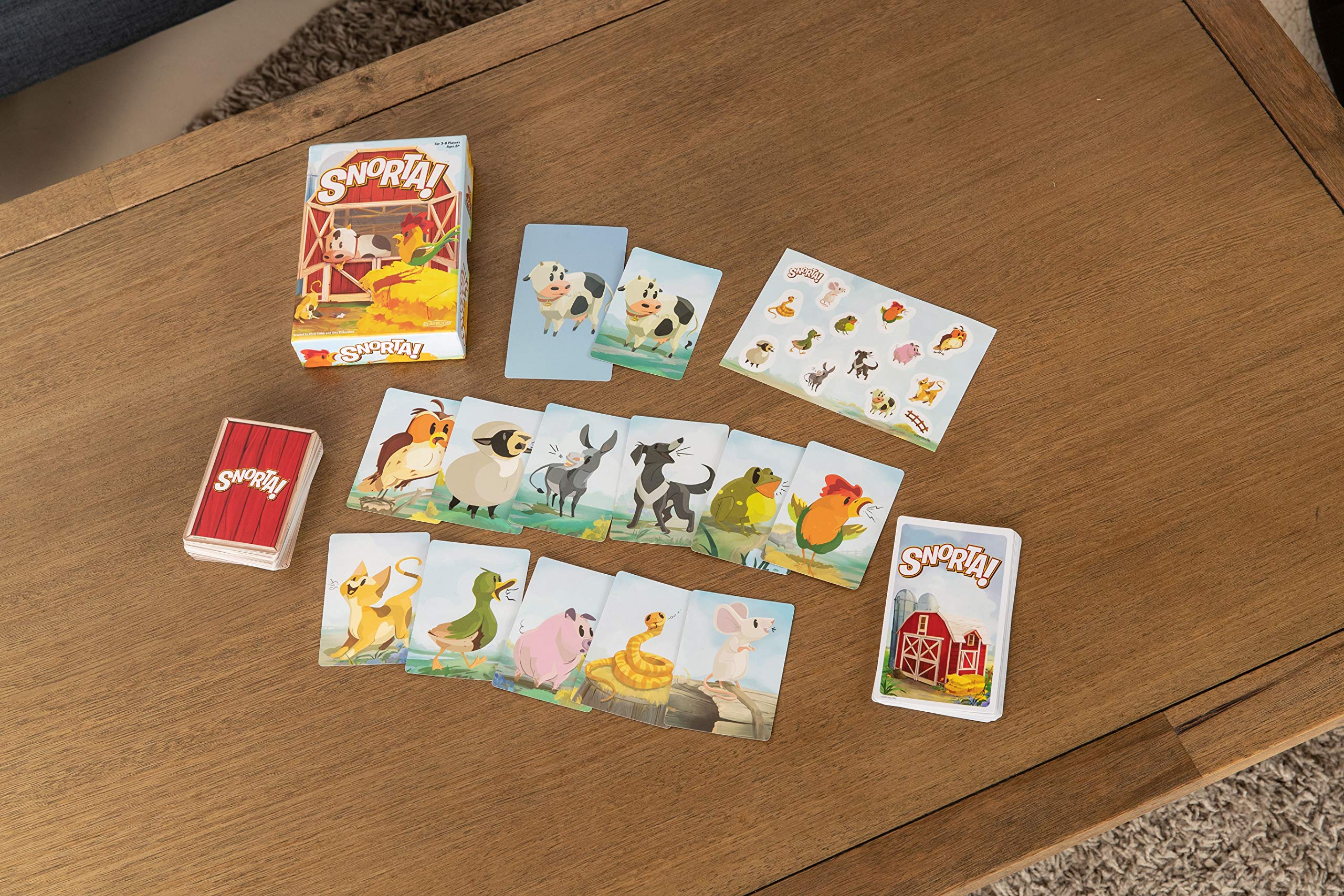 Ultra Pro Playroom Snorta card-match action highlights quick-paced family competition.