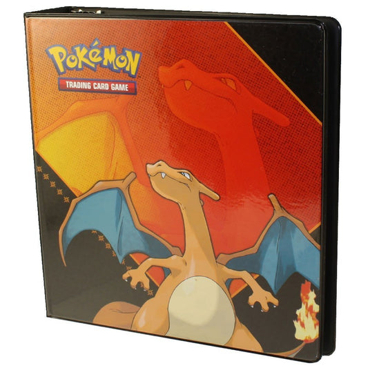 Ultra Pro Pokemon Charizard Album 2in cover protects cards and keeps them organized.