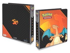 Ultra Pro Pokemon Charizard Album 3-ring binder keeps pages flat and organized.