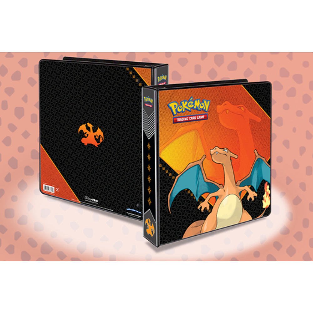 Ultra Pro Pokemon Charizard Album accepts standard card pages for easy expansion.