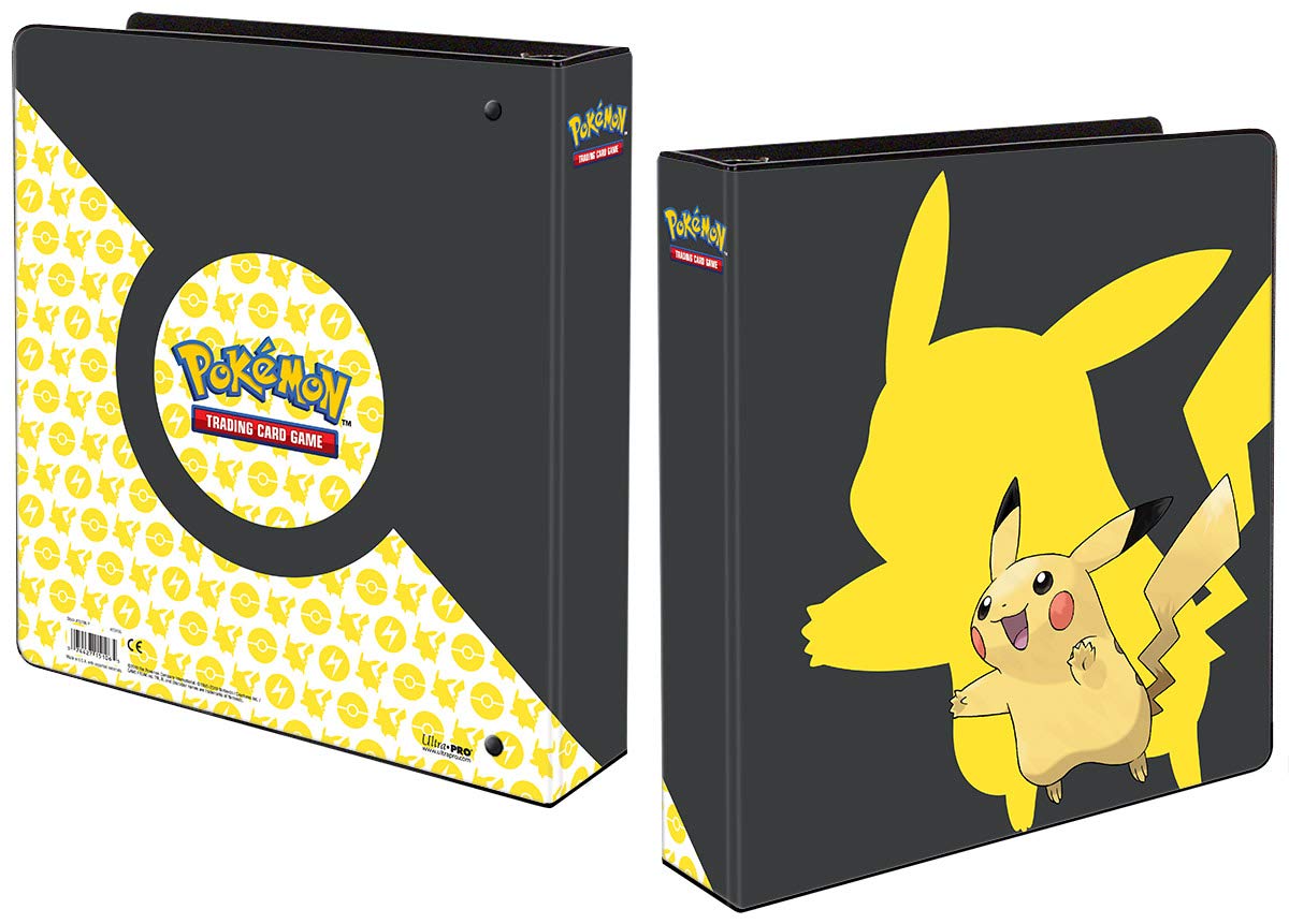 Ultra Pro Pikachu album with 2-inch D-rings for organized card storage.