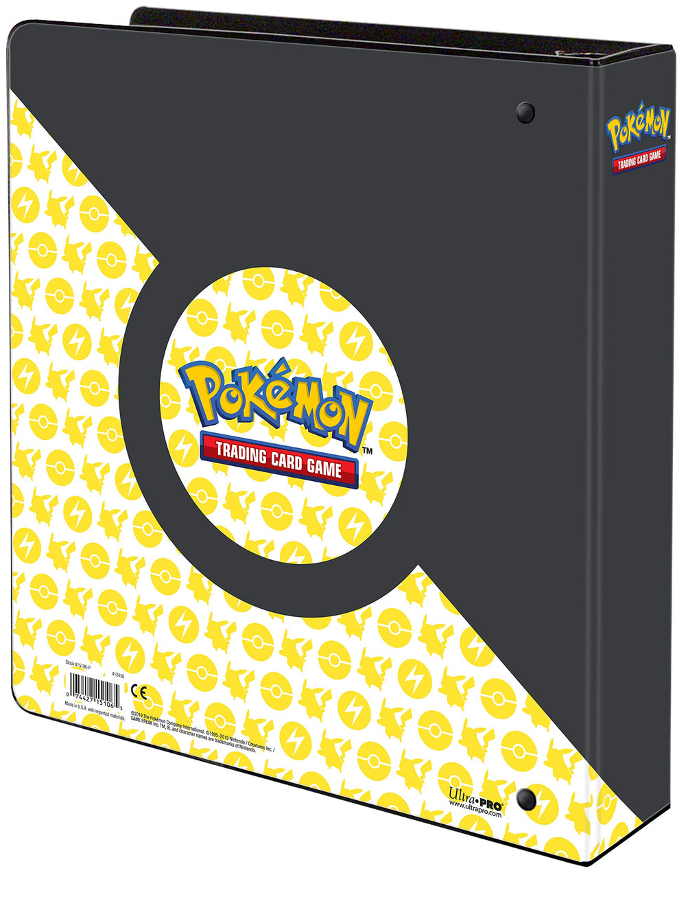 9-pocket pages securely hold Pokemon cards with easy flip-through.