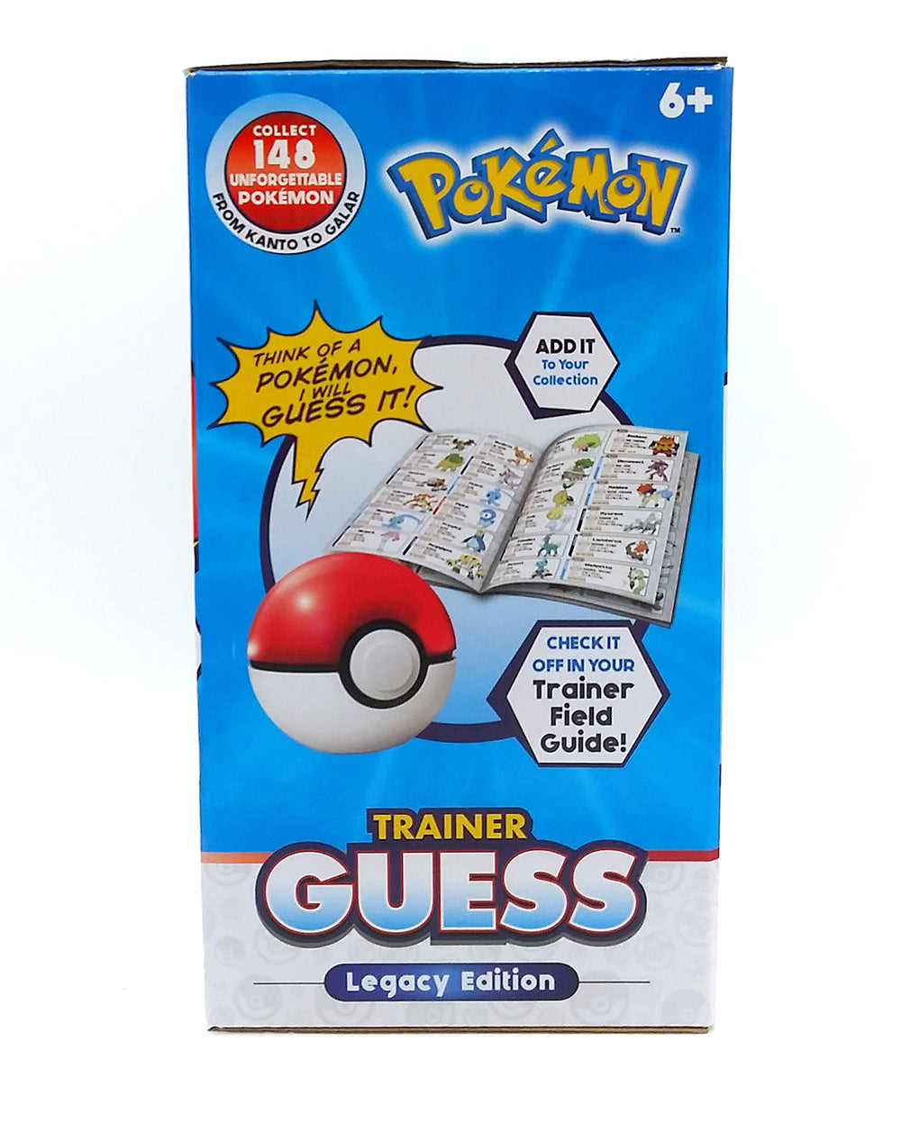Field guide highlights 151 legendary Pokemon across regions.