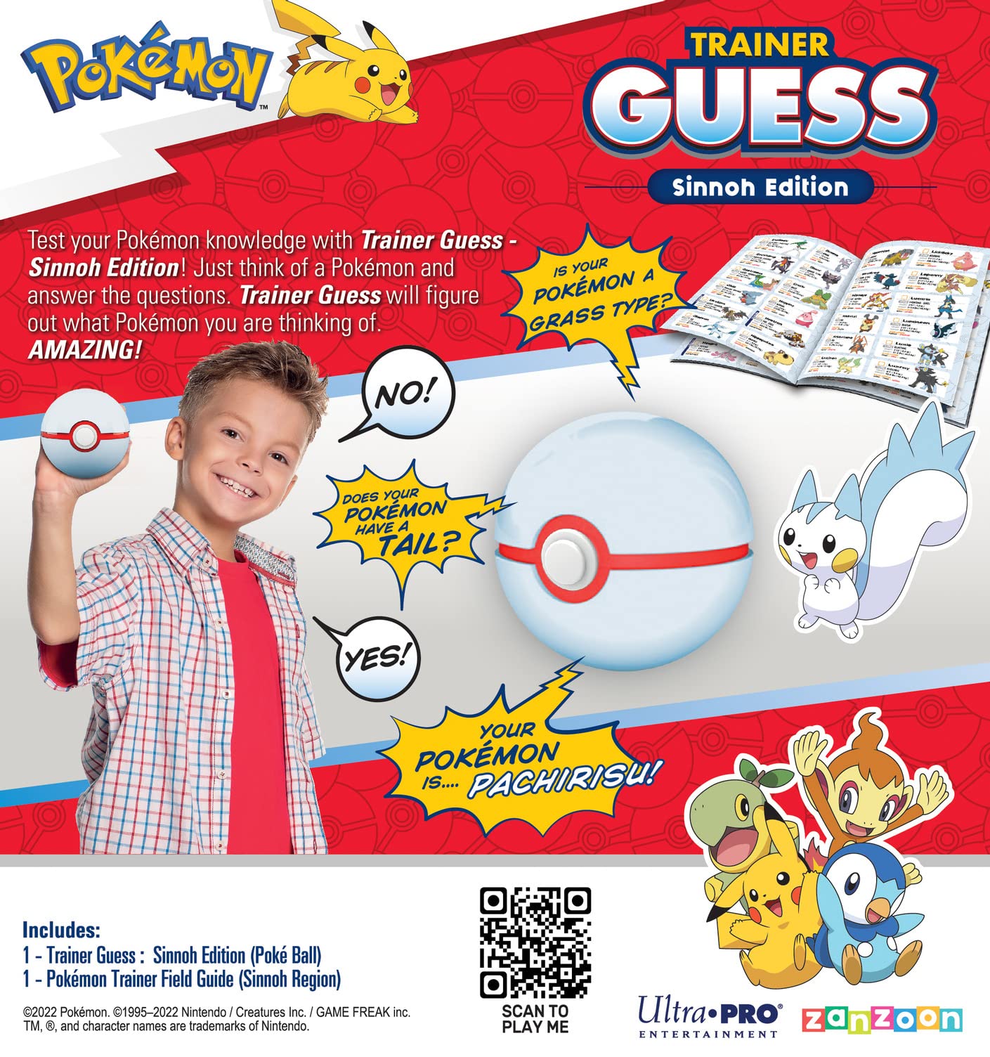 Ultra Pro Pokémon Trainer Guess Sinnoh planter sealed bottom prevents indoor leaks