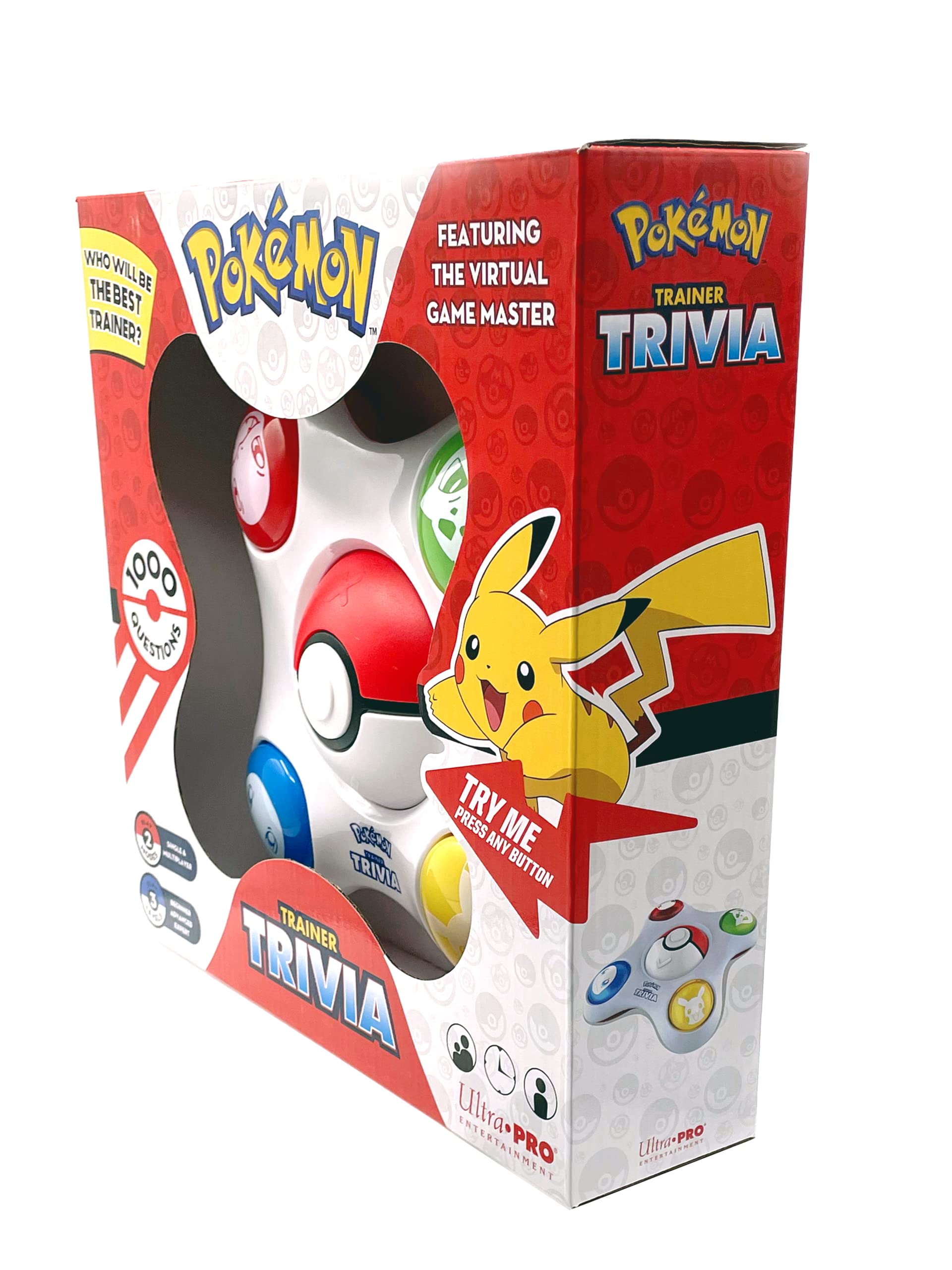 Ultra Pro Pokemon Trainer Trivia batteries included for immediate play