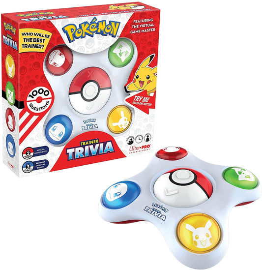 Ultra Pro Pokemon Trainer Trivia single mode offers focused solo rounds