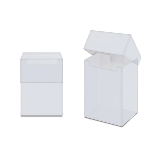 Ultra PRO PRO 80+ deck box white closed for secure portable card storage.
